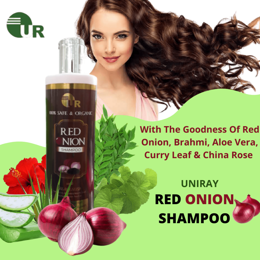 Red Onion Shampoo 2 min